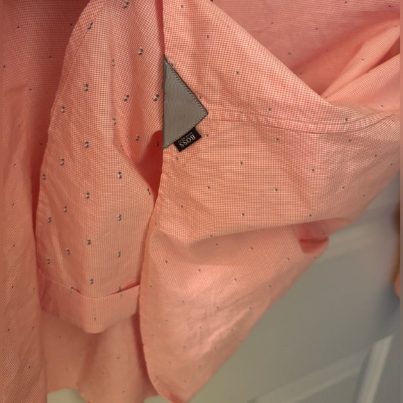 Boss by Hugo Boss Slim Fit 100% Cotton Button Down, Size L - Picture 4 of 11